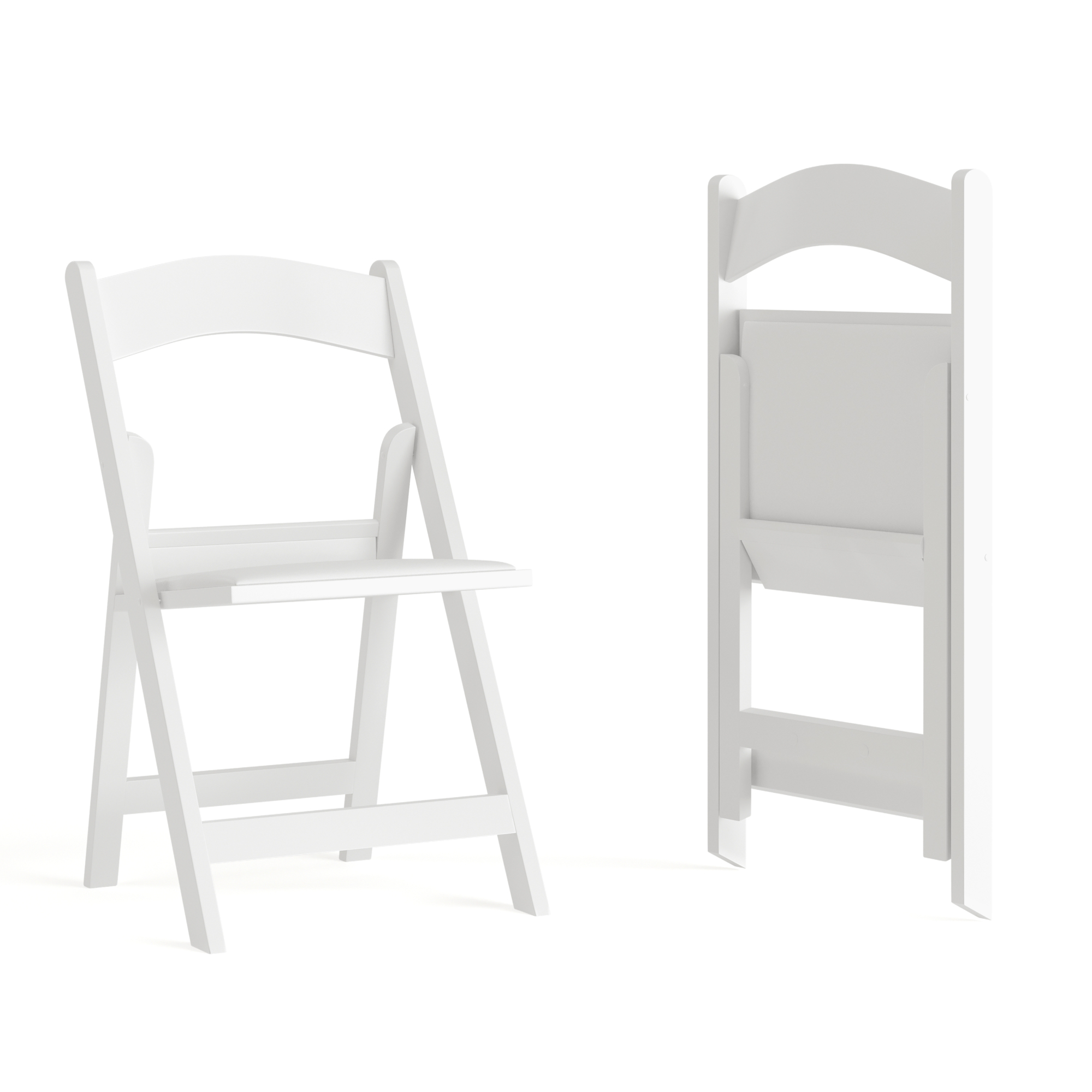 Flash Furniture, Folding Chair-White Resin-2 Pack- Event Chair, Included (qty.) 2 Model# 2LEL1WHITE